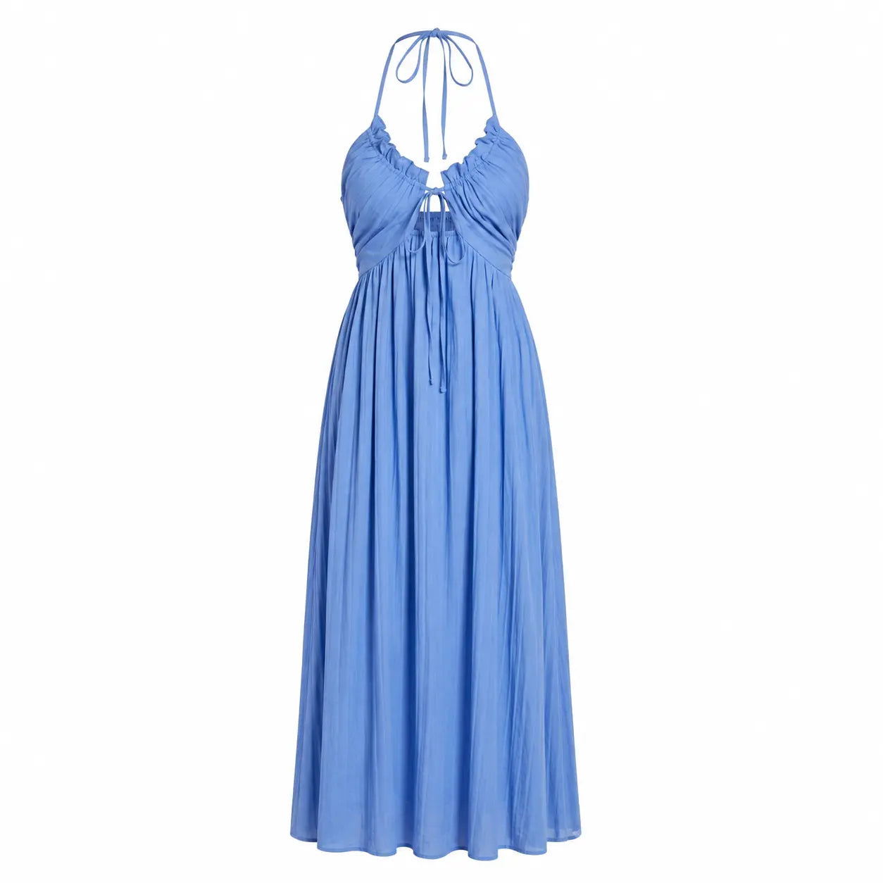 Women's Factory Drop Ruched Halter Maxi Dress - 8 Piece Clearance Bundle