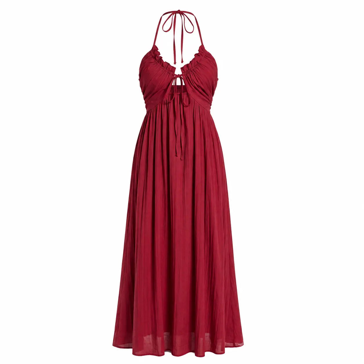 Women's Factory Drop Ruched Halter Maxi Dress - 8 Piece Clearance Bundle
