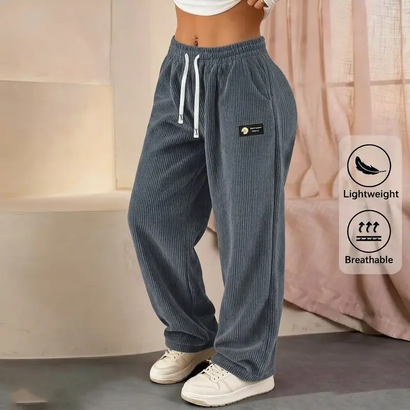 🏆 Women's Classic Corduroy Straight-Leg Pants