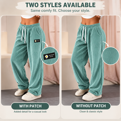 🏆 Women's Classic Corduroy Straight-Leg Pants