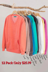 Cozy Campfire V-Neck Sweatshirt