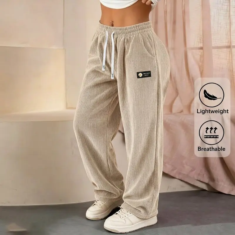 🏆 Women's Classic Corduroy Straight-Leg Pants
