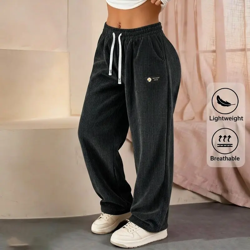 🏆 Women's Classic Corduroy Straight-Leg Pants