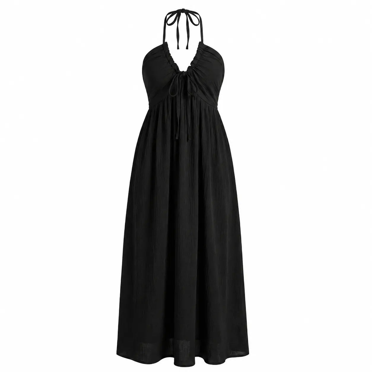 Women's Factory Drop Ruched Halter Maxi Dress - 8 Piece Clearance Bundle