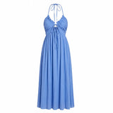 Women's Factory Drop Ruched Halter Maxi Dress - 8 Piece Clearance Bundle