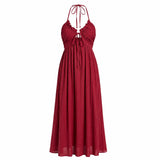 Women's Factory Drop Ruched Halter Maxi Dress - 8 Piece Clearance Bundle